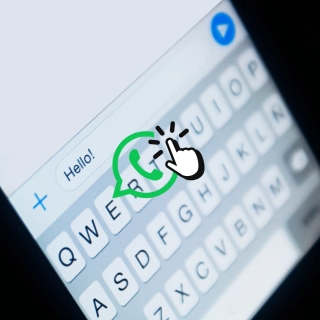 Website homepage with a floating WhatsApp chat button for instant customer messaging