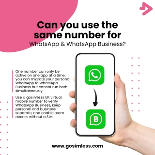 Can I Use the Same Number for WhatsApp & WhatsApp Business?